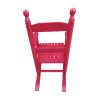 Children's rocking rose red chair- Indoor or Outdoor -Suitable for kids-Durable