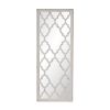 24" x 60" Distressed White Floor Mirror, Full Body Mirror for Bathroom Bedroom Living Room