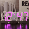 1pc 3D LED Digital Clock; Bedroom LED Clock For Home Decor