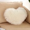 1pc Boho Love Heart Plush Throw Pillow - Fluffy Luxury Cushion for Couch, Sofa, Bed - Detachable and Machine Washable Home Decor